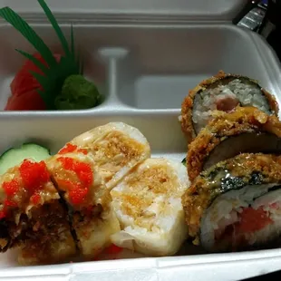 WOW! My leftovers, they boxed it up for me. Impressive service