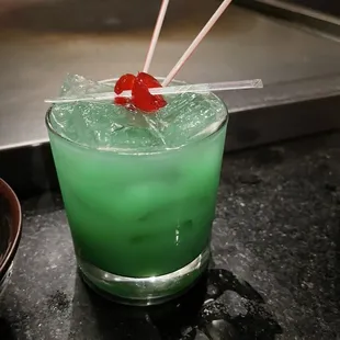 drink, sushi and sashimi