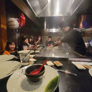 interior, sushi and sashimi