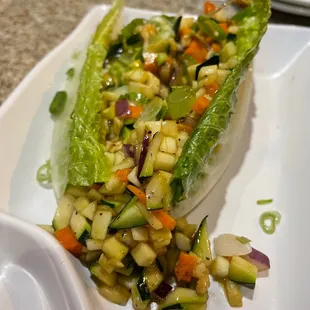 Lettuce Wraps barely any chicken