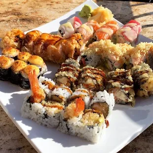 food, sushi and sashimi