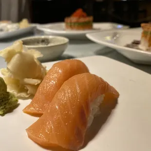 #5. Smoked Salmon Sushi