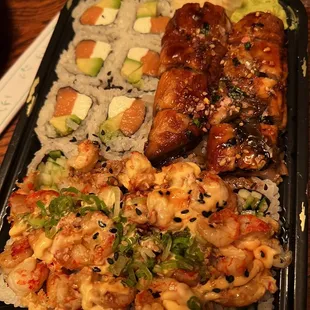 Volcano Roll, Philadelphia Roll &amp; CaterpillarRoll