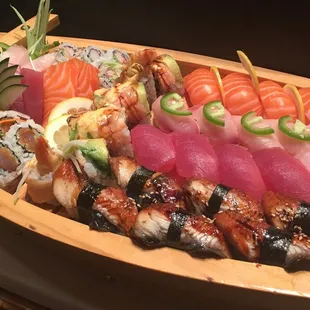 This is the sushi boat.