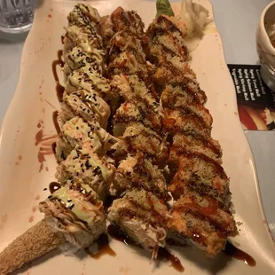 Left to right - #64. Crazy Roll, #53. Kate Roll, #57. Spicy Girl Roll