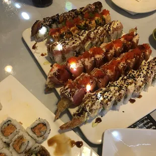 #64. Crazy Roll, #74. Dream Roll, #66. Dynamite Roll, #65. Ichiban Roll