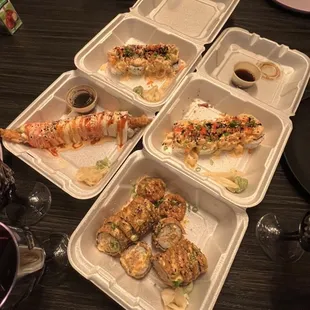 Shrimp Volcano, Gator Roll &amp; Tuna Tornado rolls | 9/8/2023