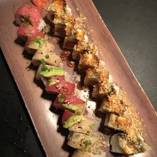 Left: Highway 19 Roll  Right: Anaconda Roll