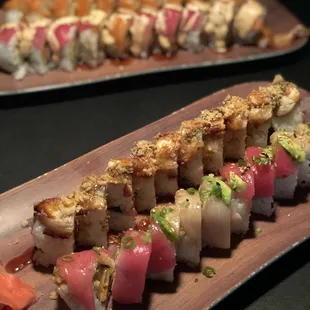 Anaconda Roll and Highway 19 Roll. Very good!