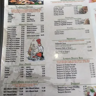 menu, sushi and sashimi