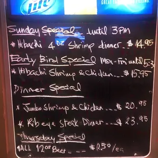 Specials!!