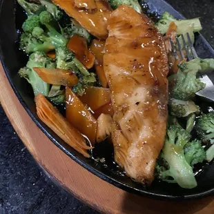 Teriyaki salmon