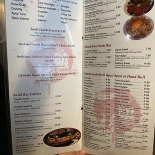 Updated menu