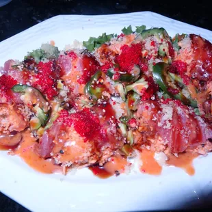 Tuna Tacos - they look messier than they are