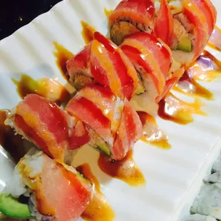 Red dragon roll