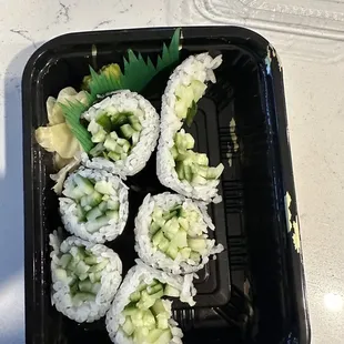 Took order to go and half of the rolls are broken.