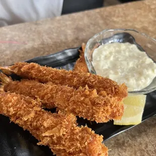 Fried shrimp appetizer- yum!