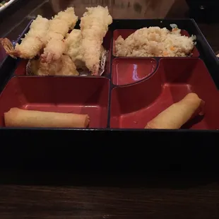 Tempura  Shrimp Bento Box
