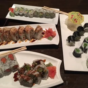 a bevy of beautiful rolls that taste even better than they look