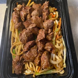 Steak Yaki Soba Noodles