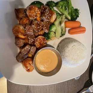Ichiban Steak and Shrimp Hibachi Combo Lunch Special