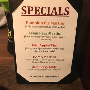 Specials