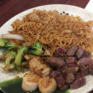 Steak and Scallop Hibachi