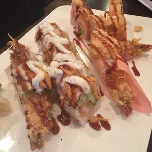 AK-47 Roll and Blue Crab Roll
