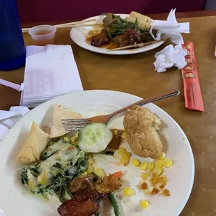 Left my food on my plate, too cool of a temporary