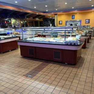 the interior of the restaurant