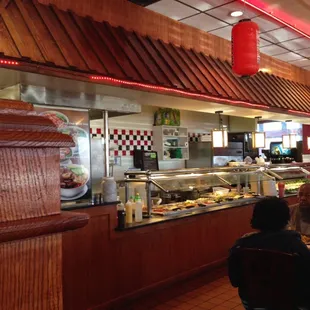 sushi and sashimi, interior