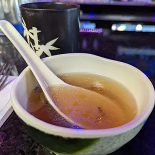 Soup that comes with hibachi