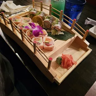 Ocean roll and Chelsea Roll