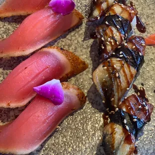 sushi and sashimi, sashimi, sushi, food