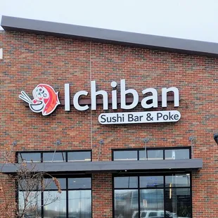 the front of the restaurant