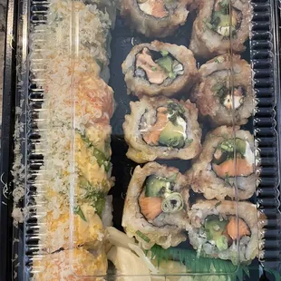 Crunchy Roll Las Vegas Roll Special-2 for $17.95 on Tuesday!