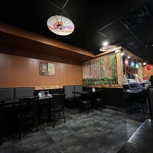 the interior of a restaurant