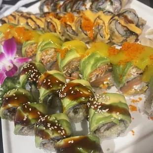 All the sushi