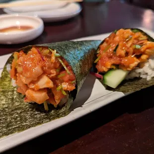 Spicy Handroll under Specials