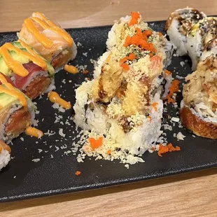 sushi and sashimi, food