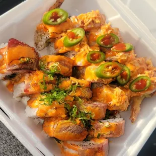 Samurai n Volcano Roll