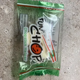 Loved the fact that they gave us kids chopstick helpers