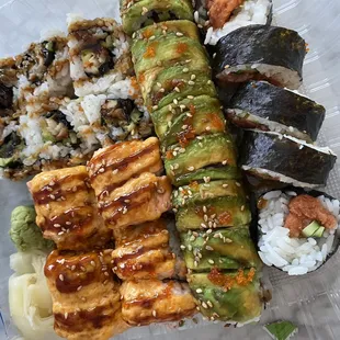 food, sushi and sashimi