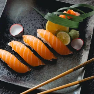 sushi, sushi and sashimi, food, sashimi