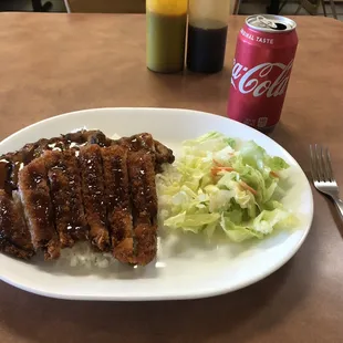 Teriyaki and Katsu combo