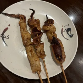 Squid Yakitori