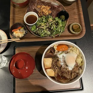 Beef Sukiyaki Don, Ichibantei Steak 11oz