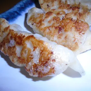 Gyoza, close-up.