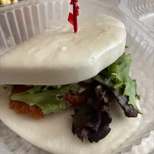 15. One Piece Fried Chicken Bun