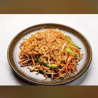 Shredded Char Siu stir fry ramen